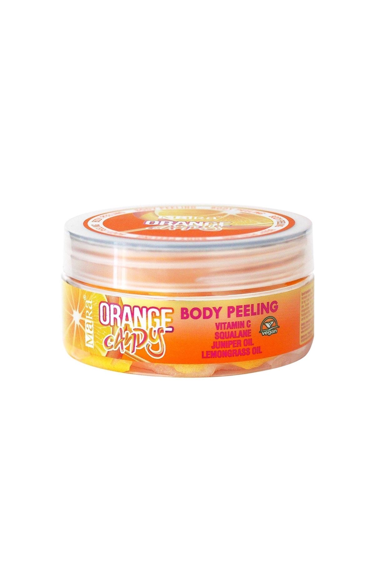 Mara Orange Candy Değerli Yağlar Içeren Portakal Şekeri Vücut Peeling 125gr