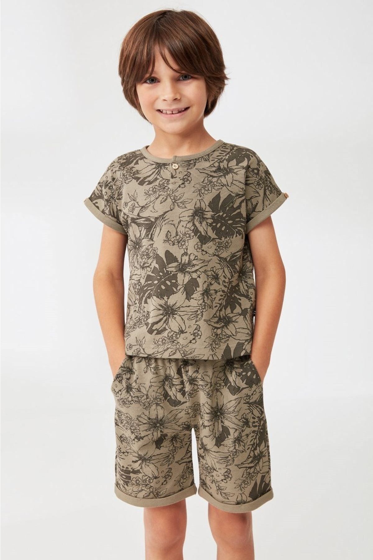 Nautica Erkek Çocuk Şortlu Pijama Takımı 305