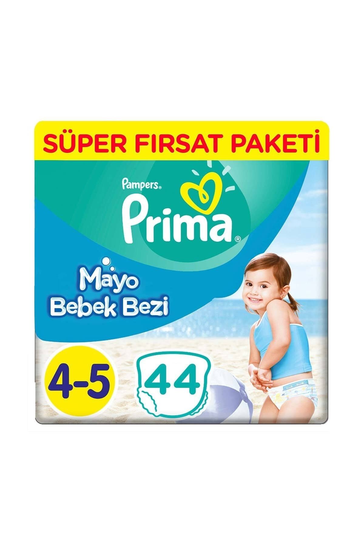 Prima Mayo Bebek Bezi 4 Beden Maxi Tekli Paket 44 Adet