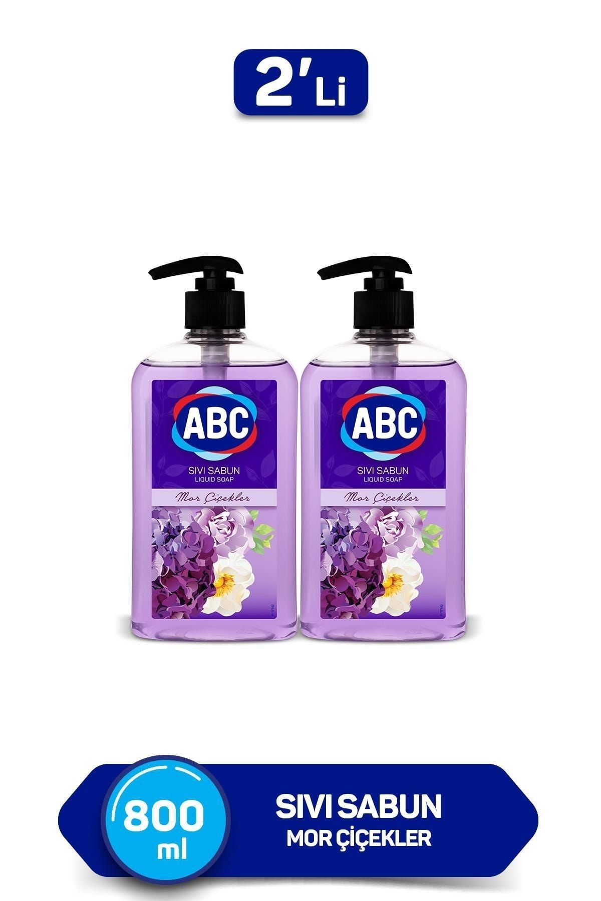 ABC Sıvı Sabun Mor Çiçekler 400 Ml 2 Li