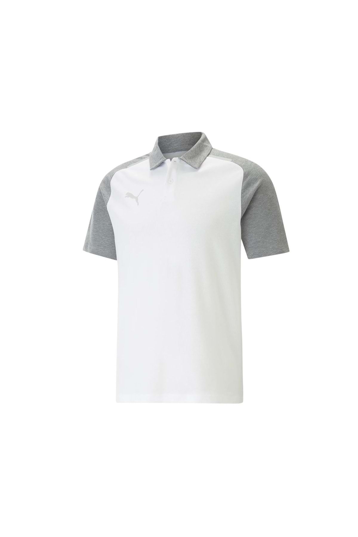 Puma 657991 Teamcup Casuals Polo Yaka T-shirt Dry-cell Erkek Tişört Beyaz