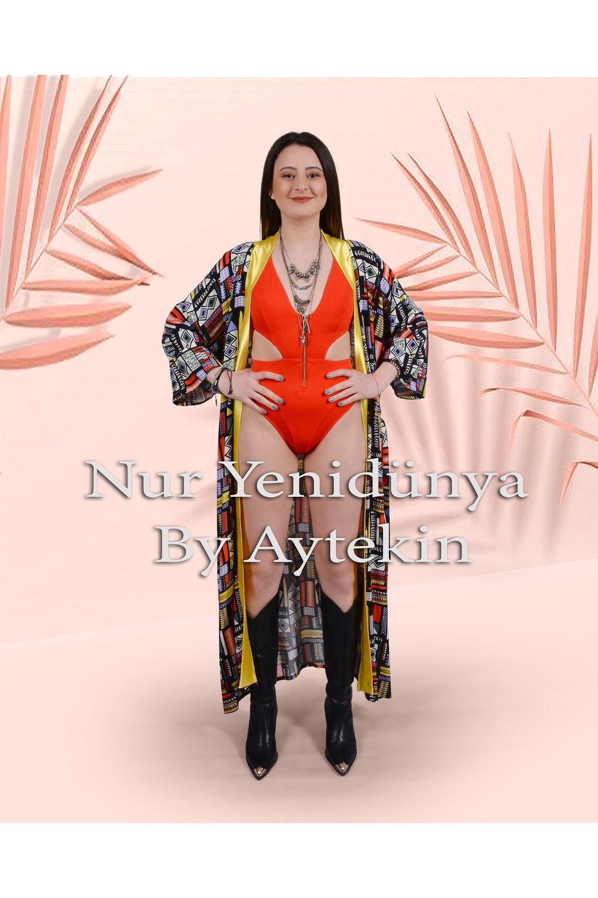 NUR YENİDÜNYA BY AYTEKİN Kimono
