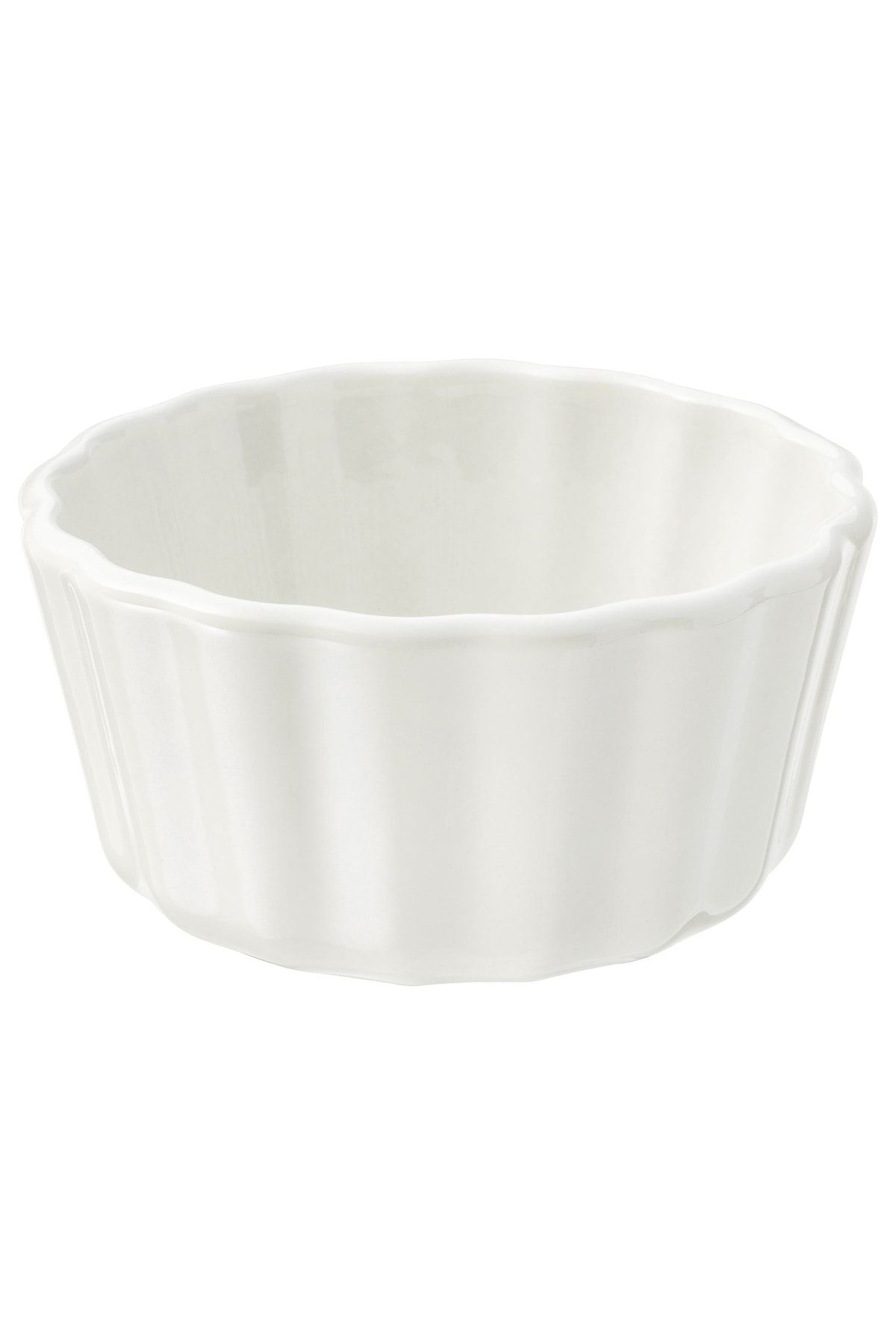 IKEA Tart Vardagen Kırık Beyaz 11 Cm Sufle Kabı Beyaz 1 Stoneware