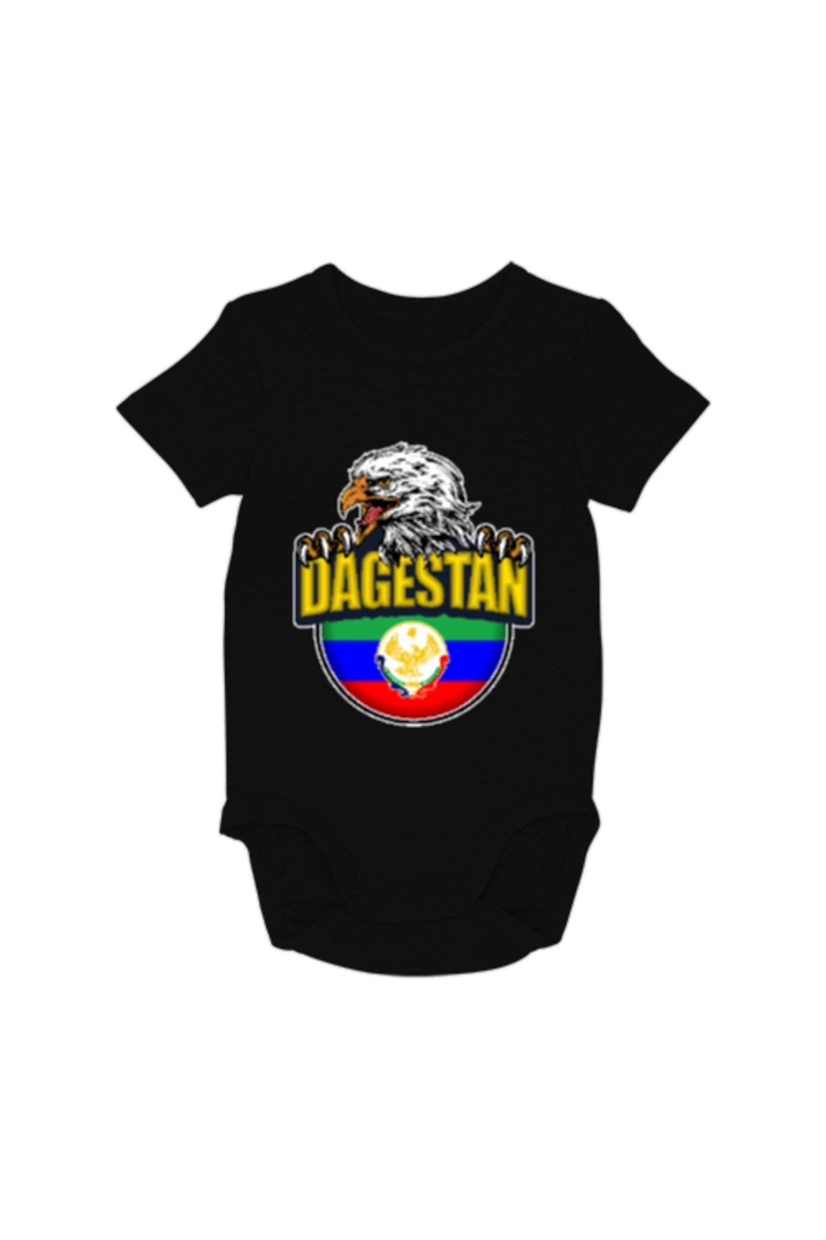 Tisho Dağıstan,kafkas,dağıstan Bayrağı,dağıstan Logosu. Siyah Bebek Zıbını