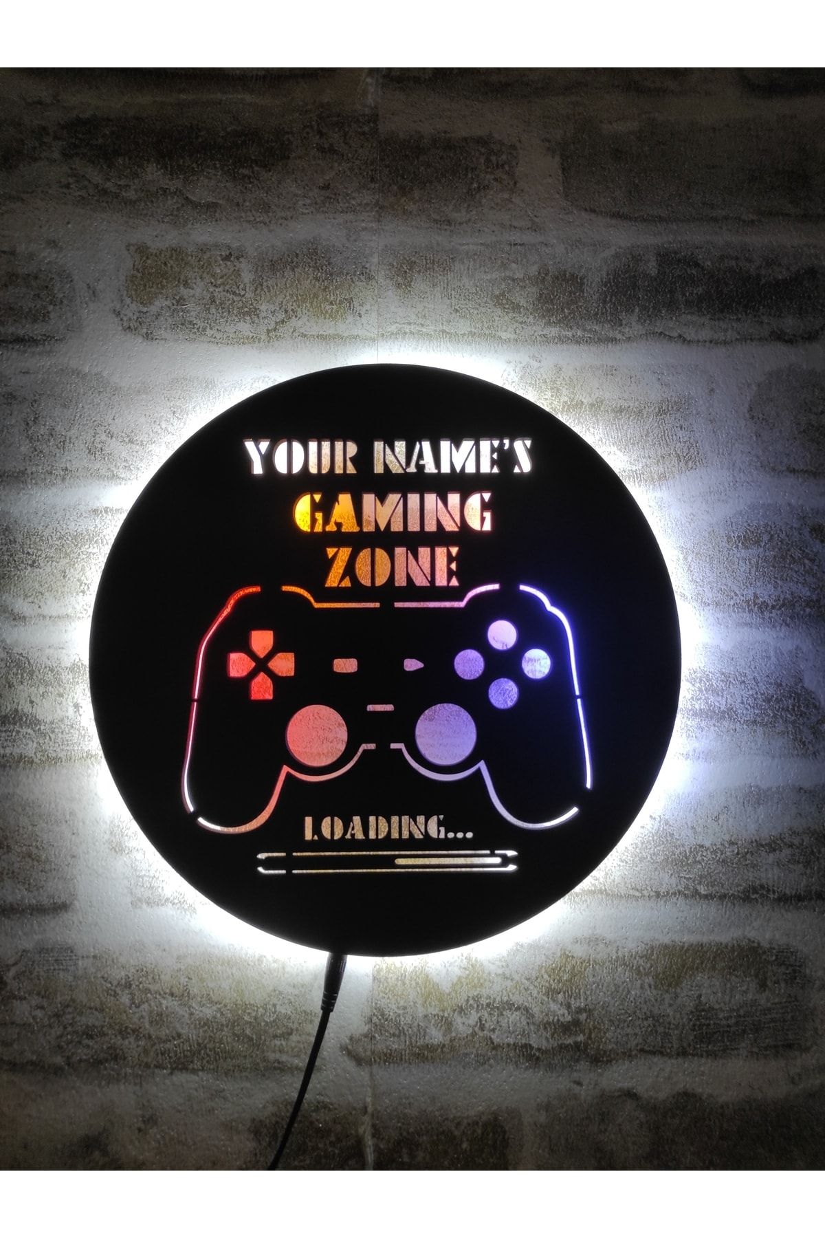 YufiDesign Gamer Duvar Dekoru, Gamer Room, Oyuncu Odası, Oyuncular Için Dekor, Gaming Zone