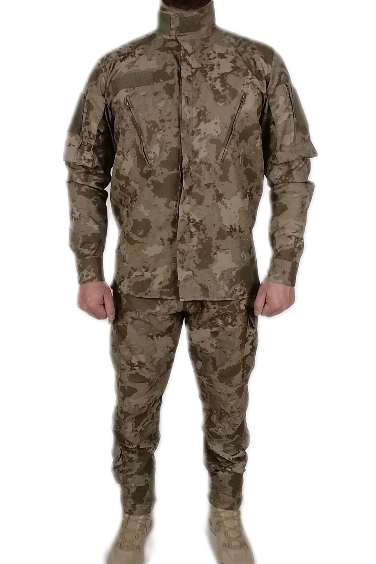Astüm Askeri Malzeme Tsk Yeni Kamuflaj Kışlık Gömlek Pantolon Takımı