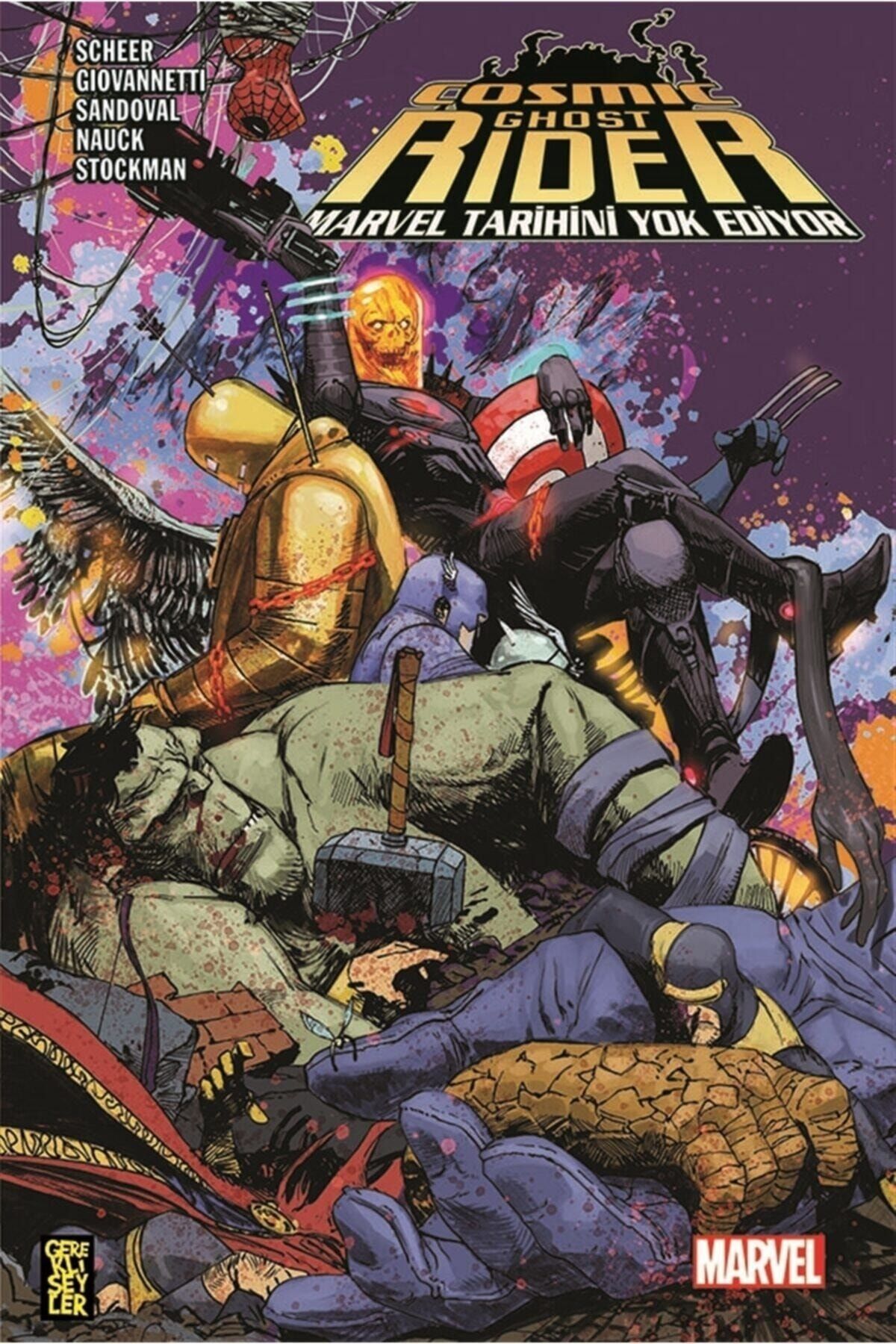 Gerekli Şeyler Yayıncılık Cosmic Ghost Rider Marvel Tarihini Yok Ediyor Paul Scheer 9789757938774