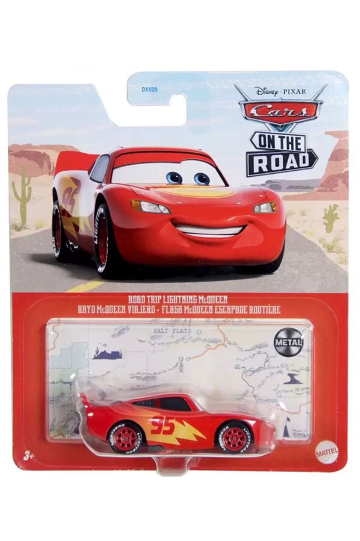 Cars Disney Pixar 3 Road Trip Lightning Mcqueen Rayo Mcqueen Viajero (1/55)