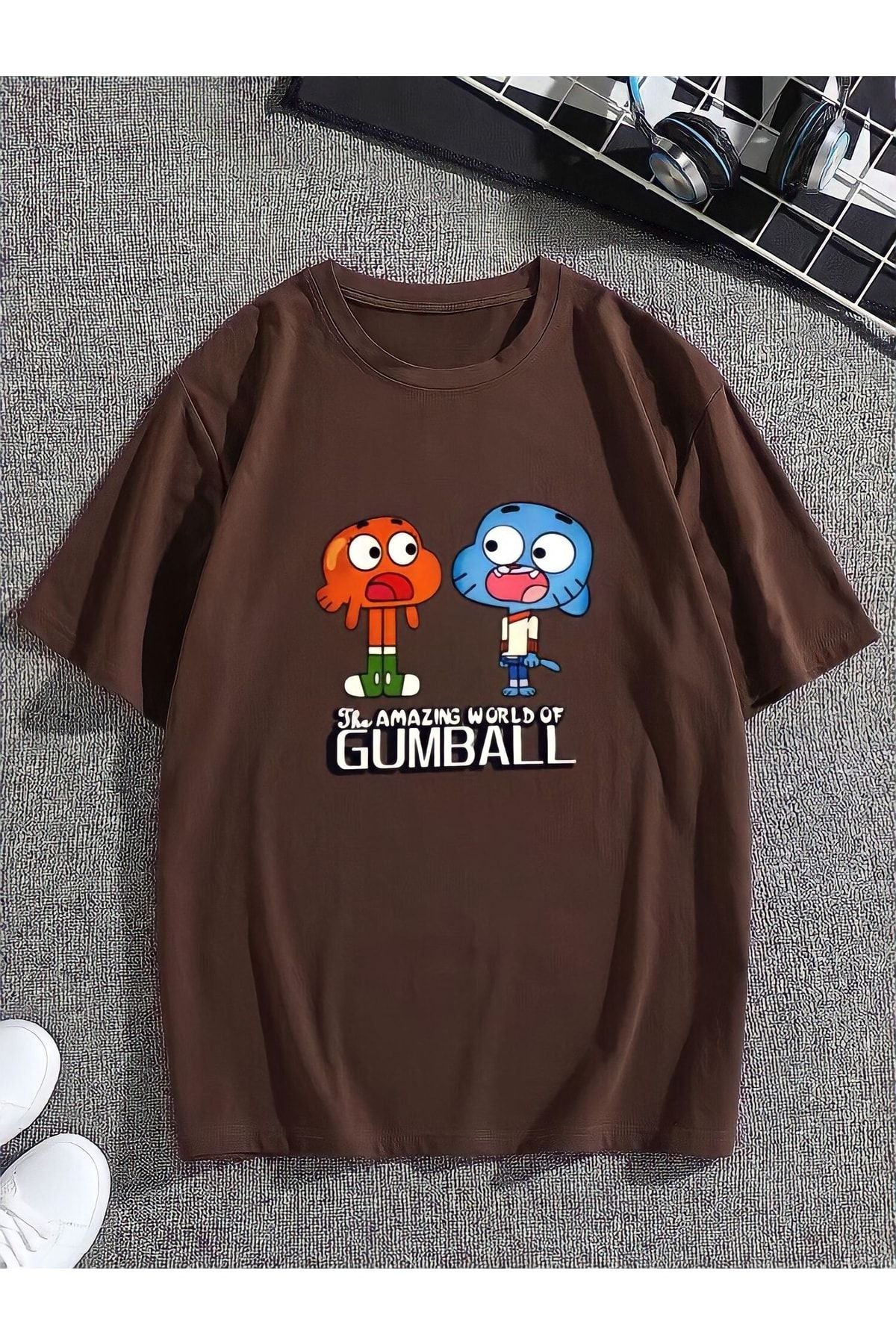 Serays moda Gumball Baskılı Kız/erkek Çocuk Tişört