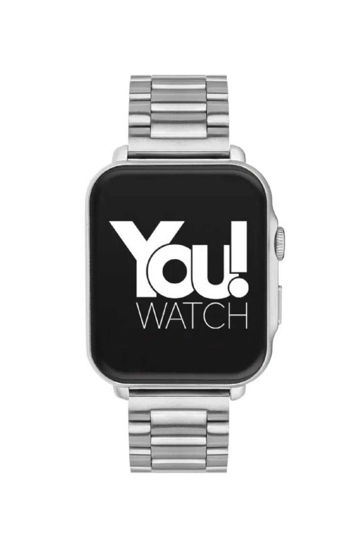 You Watch Youwatch F13 Yf138 Akıllı Saat - Gümüş Kasa & Gri Metal Kordon Ios & Android Uyumlu