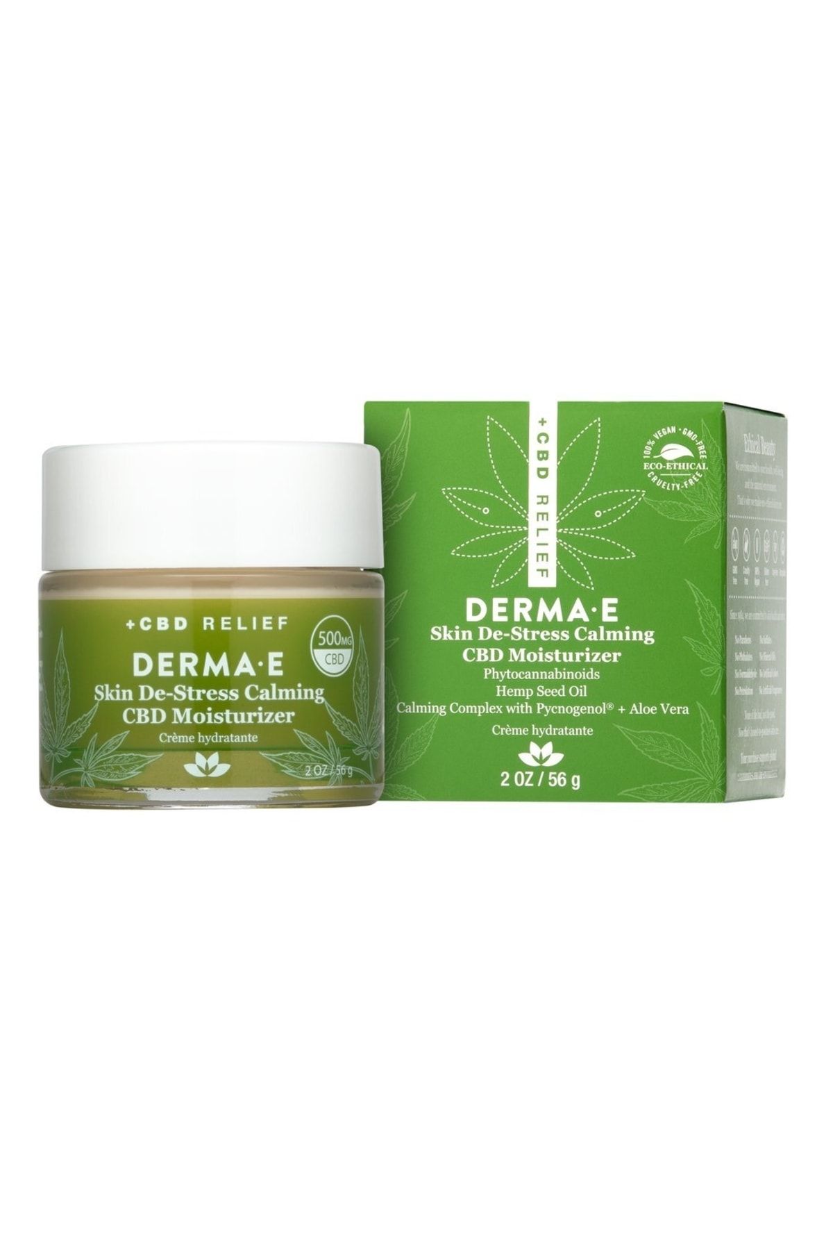 DERMA E Skin De-stress Calming Cbd Moisturizer 56 Gr.
