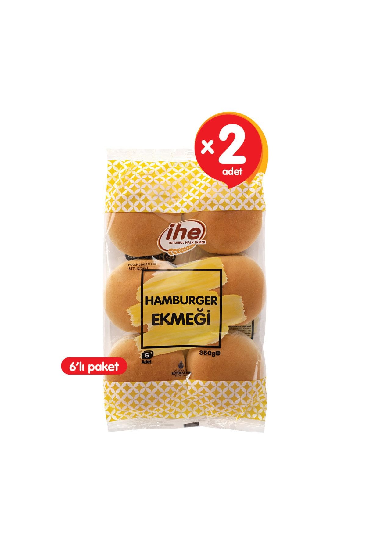 İhe Hamburger Ekmeği 350 G (2 ADET)