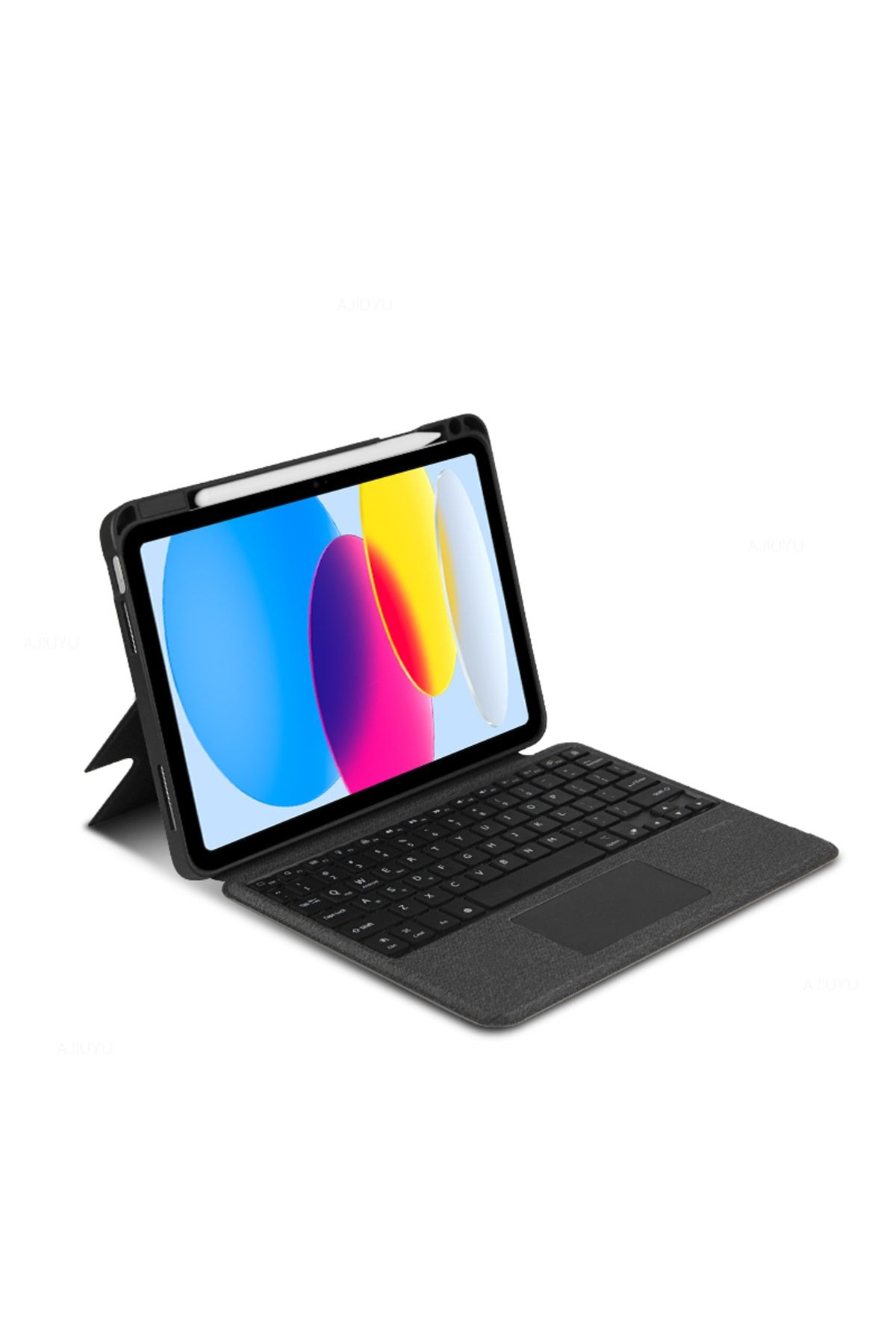 Fogy Ipad 10.nesil 2022 10.9" M1 Uyumlu Mag Touchpad Blutooth Işıklı Standlı Klavyeli Kılıf