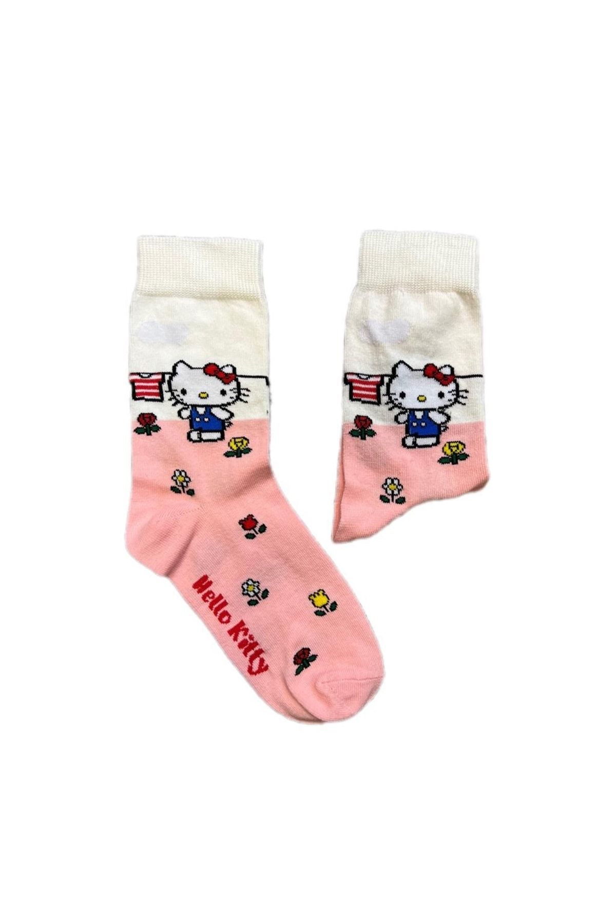 Kuzgunshop Hello Kitty Şık Unisex Çorap