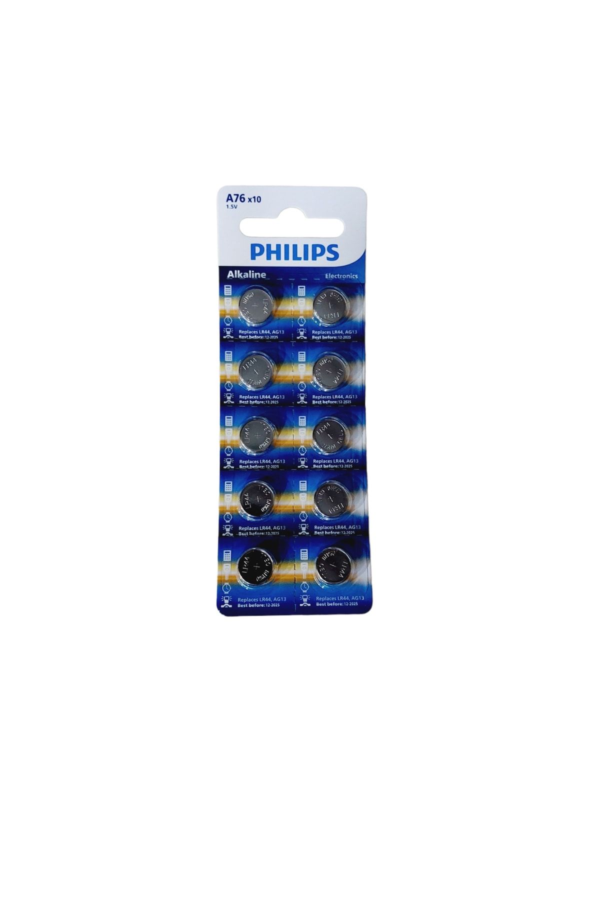 Philips Lr44 Düğme Pil 10 Adet