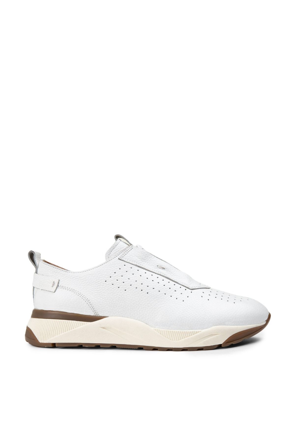 Deery Hakiki Deri Beyaz Sneaker Erkek Ayakkabı