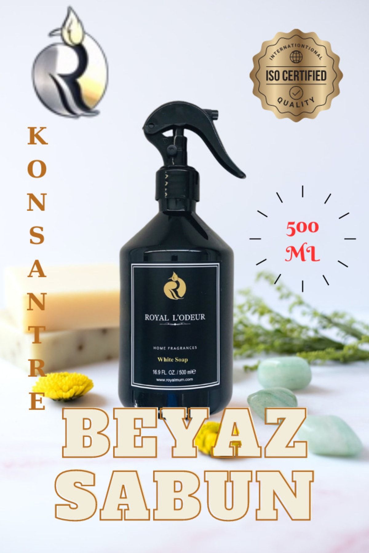 Royal Mum Whıte Soap (BEYAZ SABUN) 500 Ml- Ortam Ve Kumaş Spreyi
