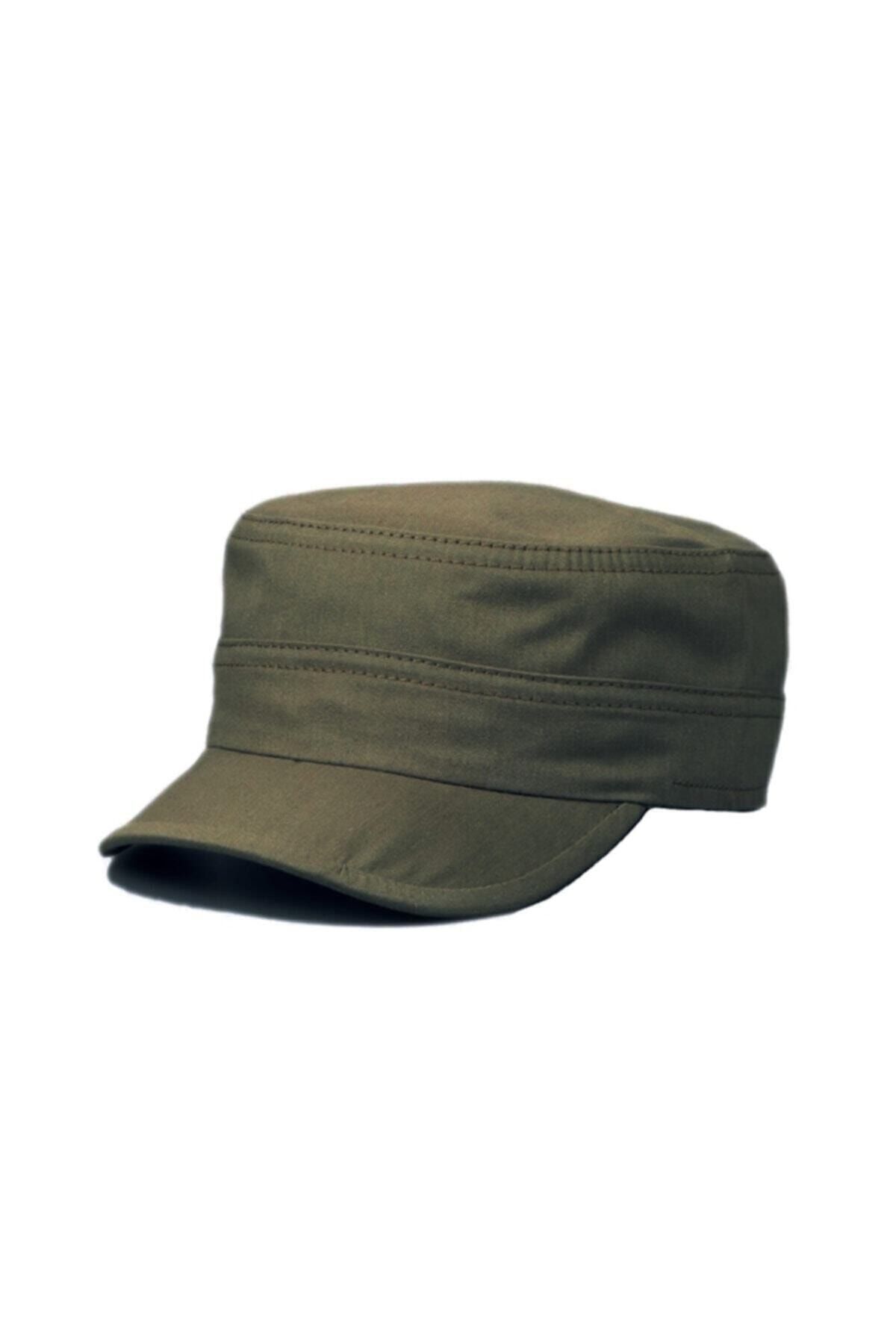 ERASTORE Haki Yeşil Castro Askeri Model Cap Şapka