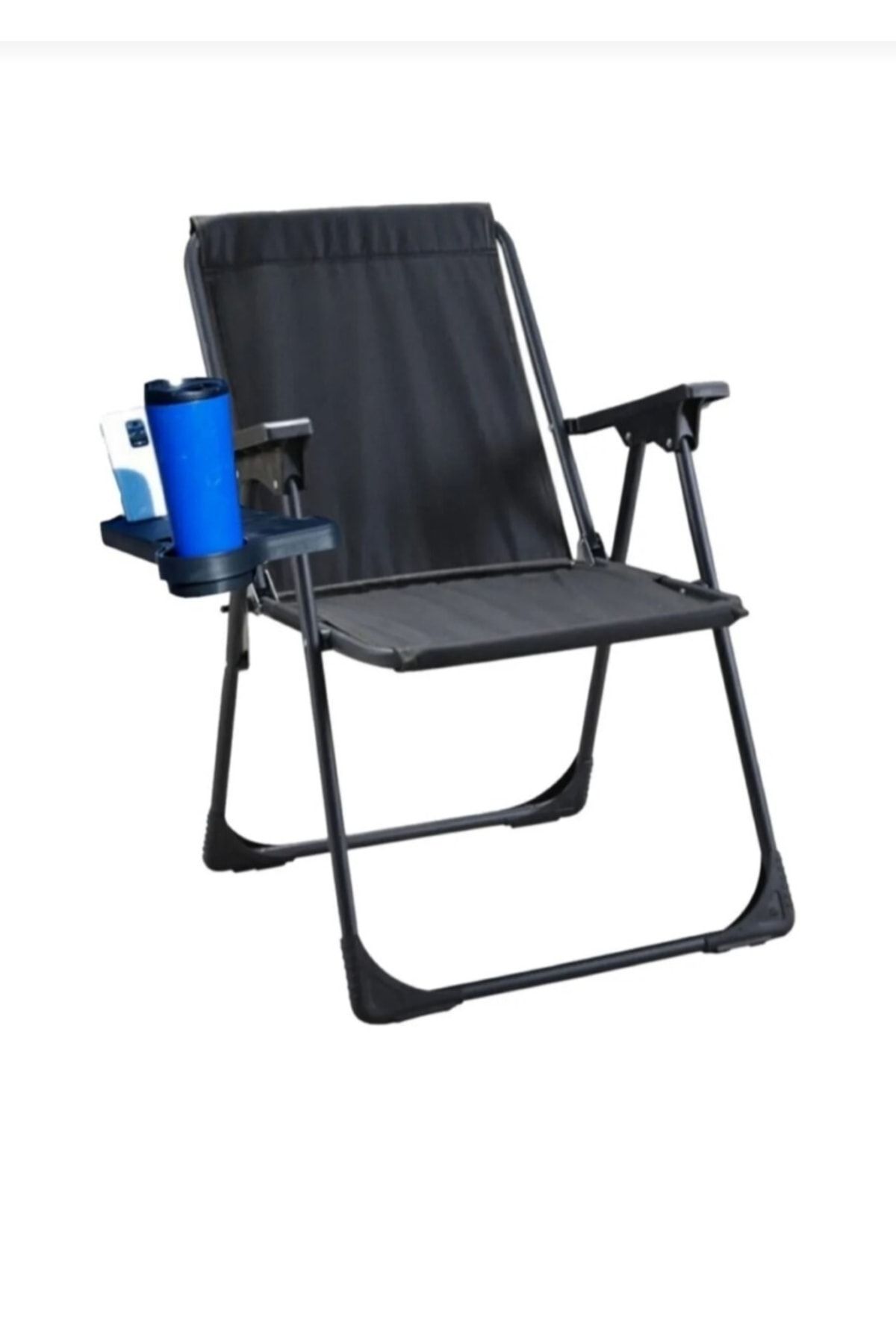 Genel Markalar Leva Katlanır Koltuk Piknik Sandalyesi Kamp Sandalyesi Bardaklık Plaj Koltuk