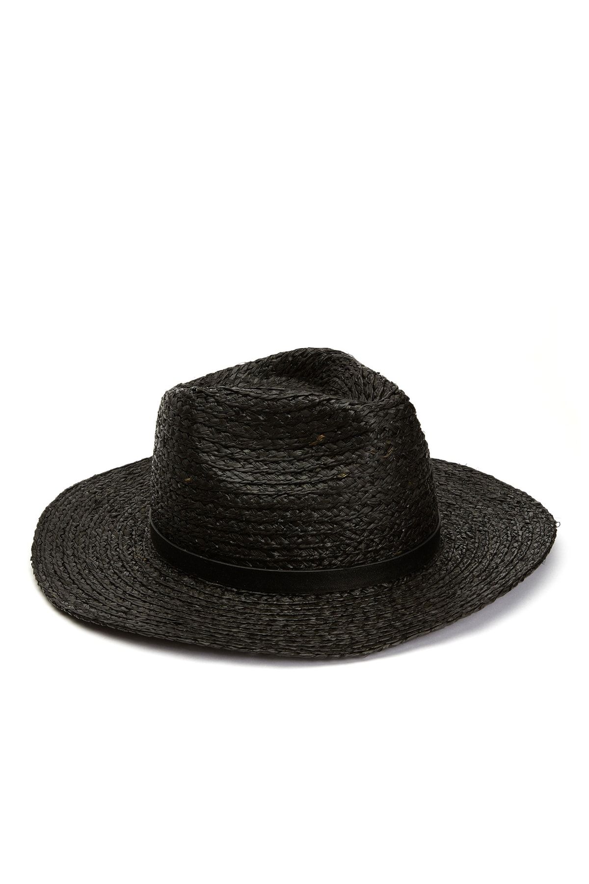 George Hogg Siyah Erkek Hasır Şapka