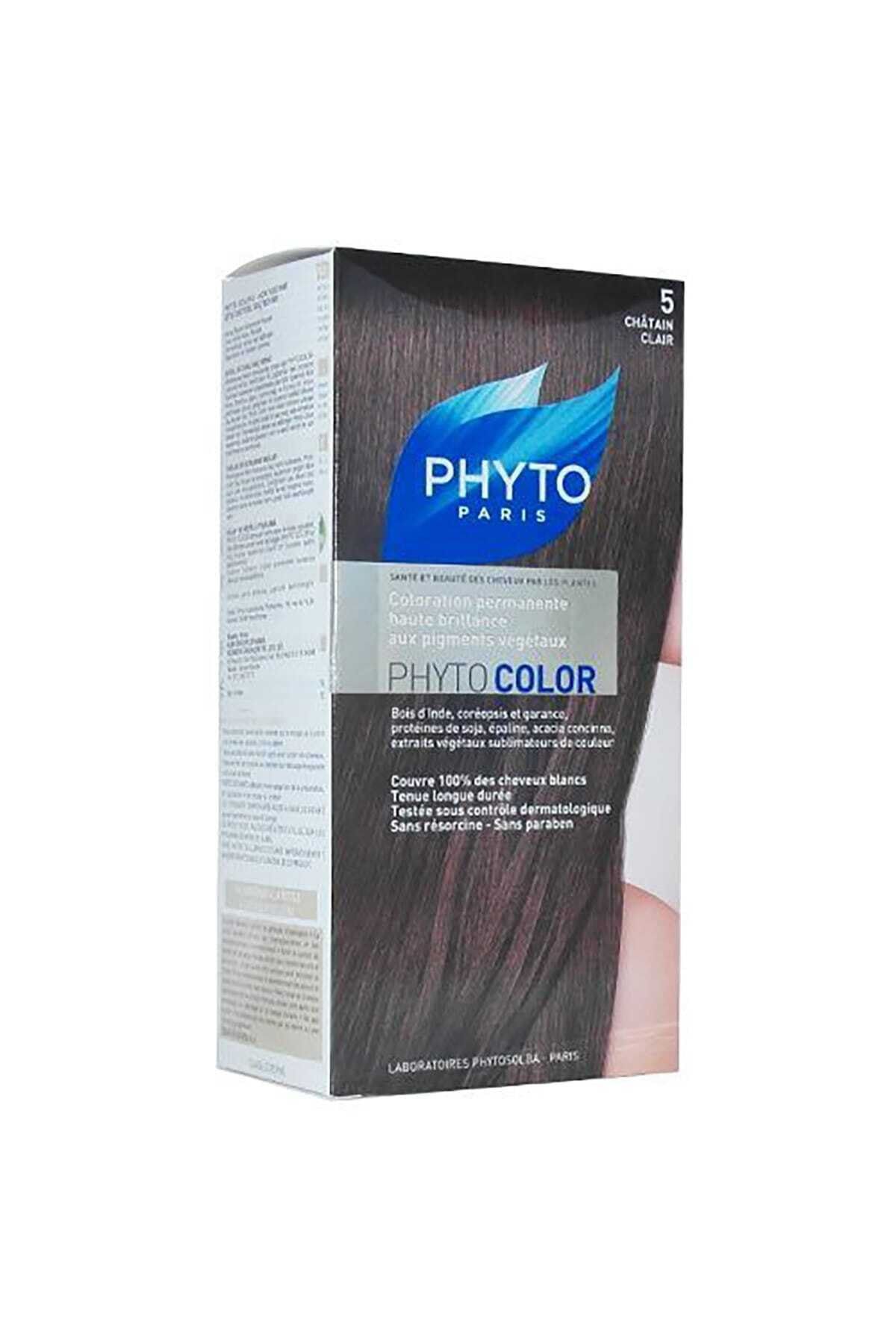 Phyto Bitkisel Saç Boyası - Phytocolor 5 Açık Kestane 0618059109843