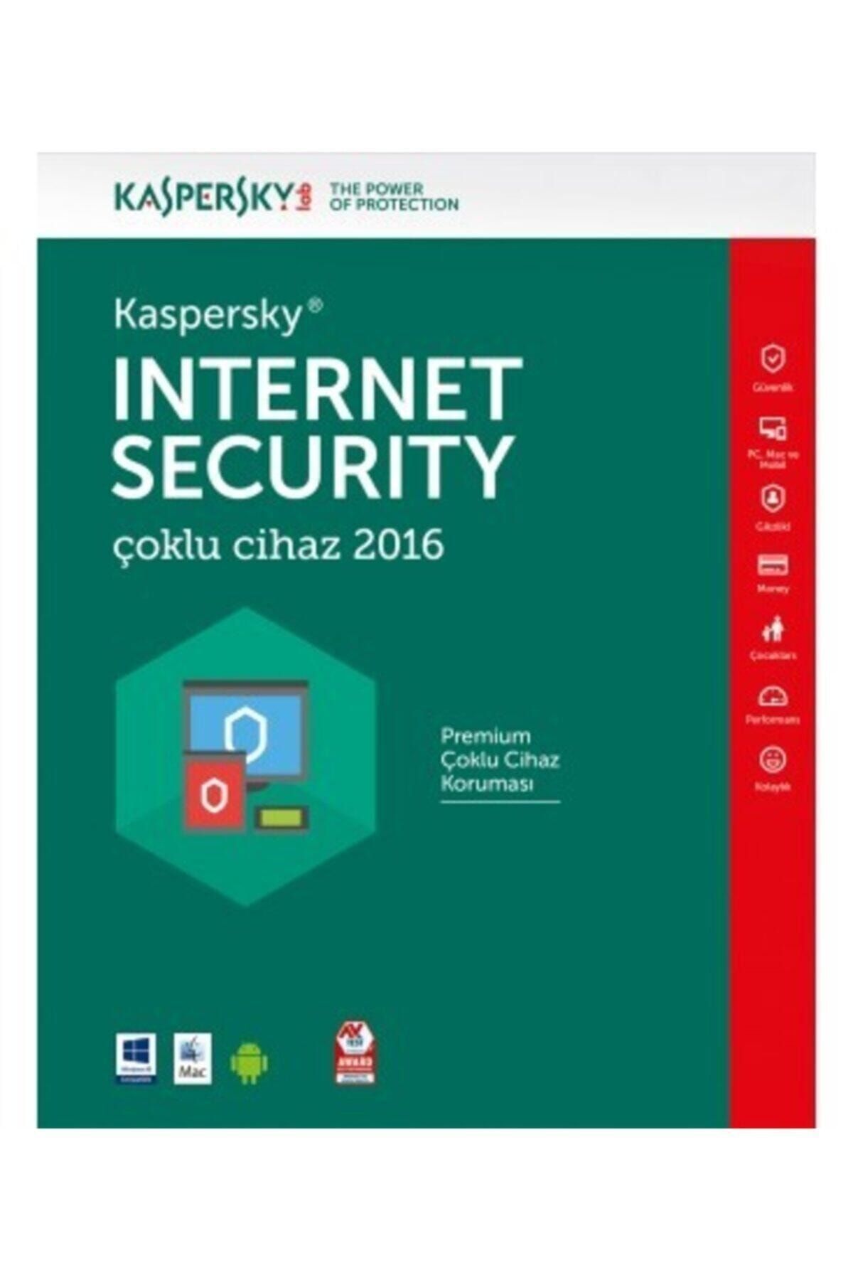 Kaspersky Internet Security Çoklu Cihaz 2016 1 Kullanıcı 1 Yıl