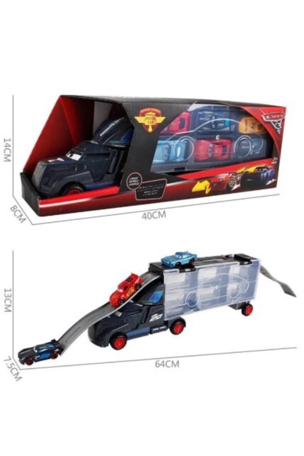 Cars Oyuncak 6'lı Tır Seti Model Arabalar Tır Fonksiyonlu Oyuncak Erkek Çocuk Oyuncakları