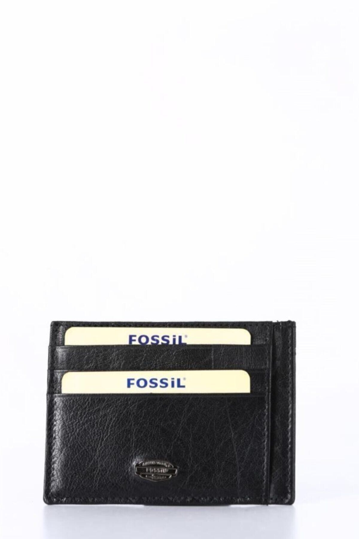 Fossil Erkek Siyah Rengi Deri Cüzdan- Kartlık