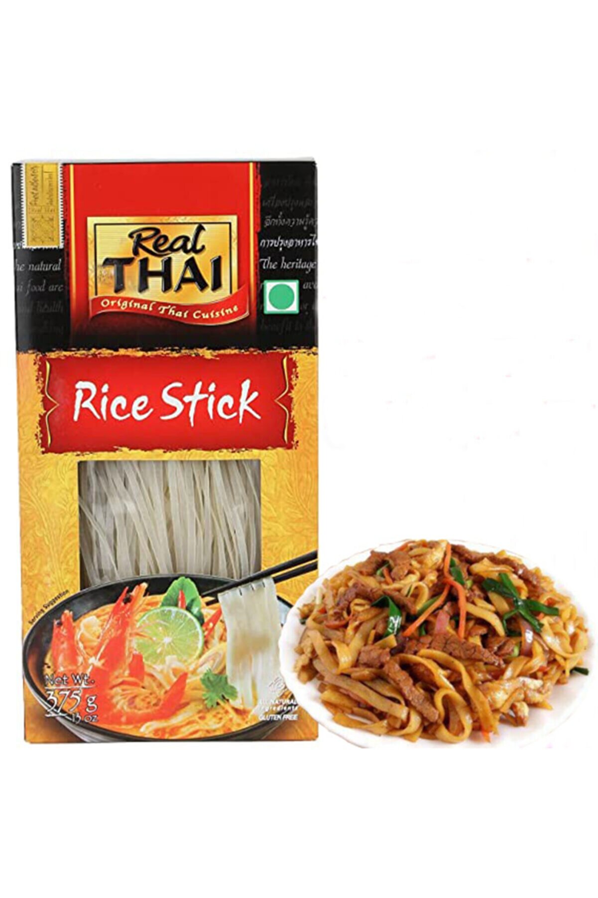 Real Thai Pirinç Çubuğu Rice Stick 375 gr
