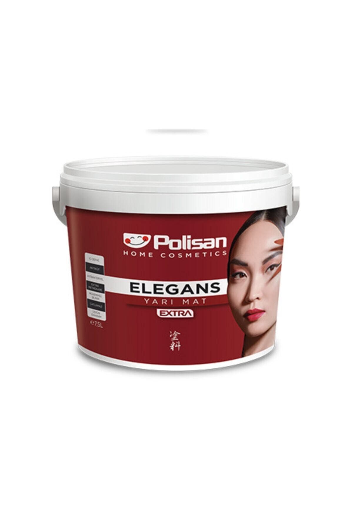 Polisan Elegans Extra Yarı Mat Iç Cephe Küf Önleyici Antibakteriyel 2,5 Lt Ci-7601 Dingin Gri