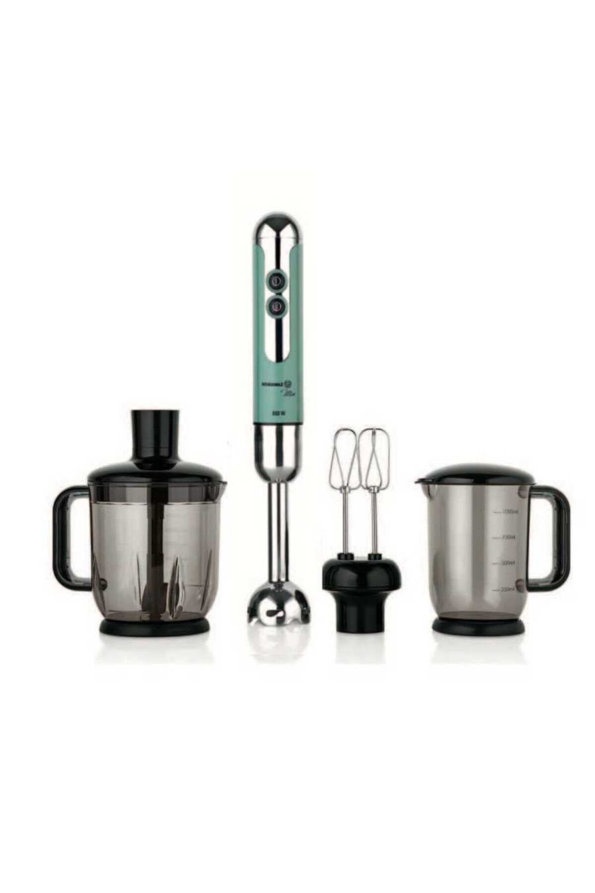 KORKMAZ Mia Mega Turkuaz/krom Blender Set A447-11