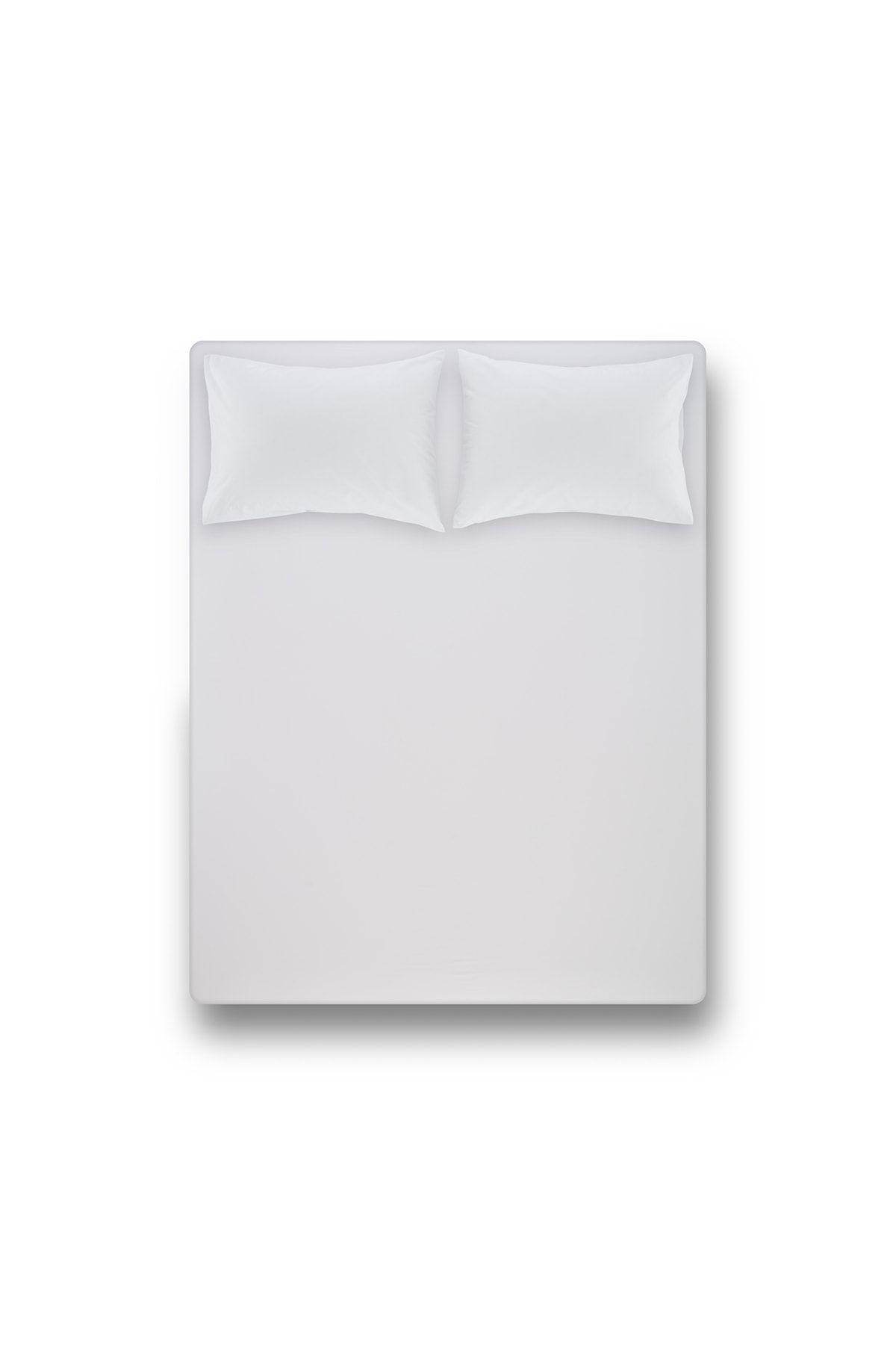 Penelope Bedroom Laura Percale Easy Care Tek Kişilik 100x200 35 Fıtted Çarsaf Seti Beyaz