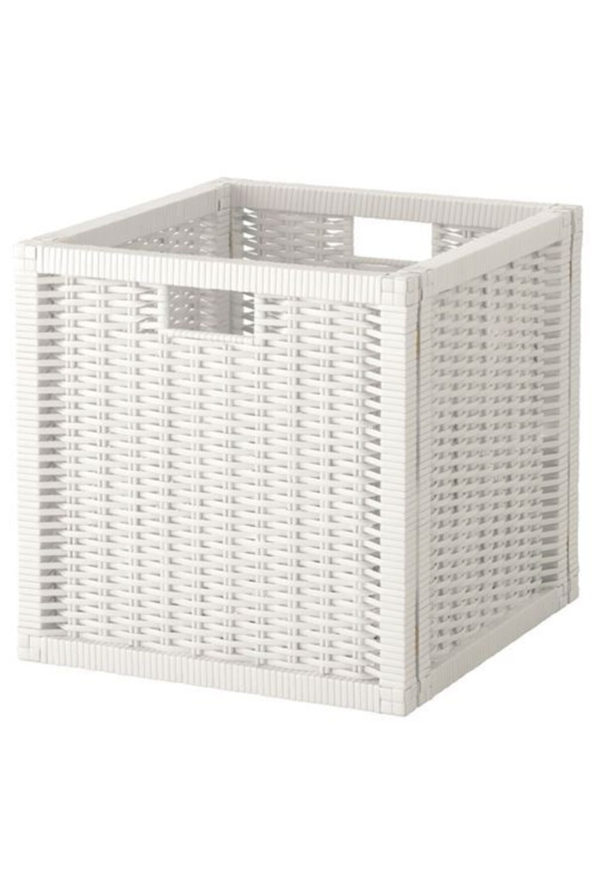 IKEA Hasır Beyaz Sepet Kutu Düzenleyici Meridyendukkan 32x35x32 Cm 1 Adet Çok Amaçlı Kullanım