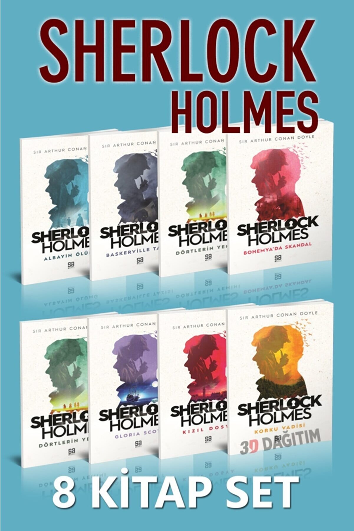 Satıraltı Yayınları Sherlock Holmes Seti ( 8 Kitap Takım )