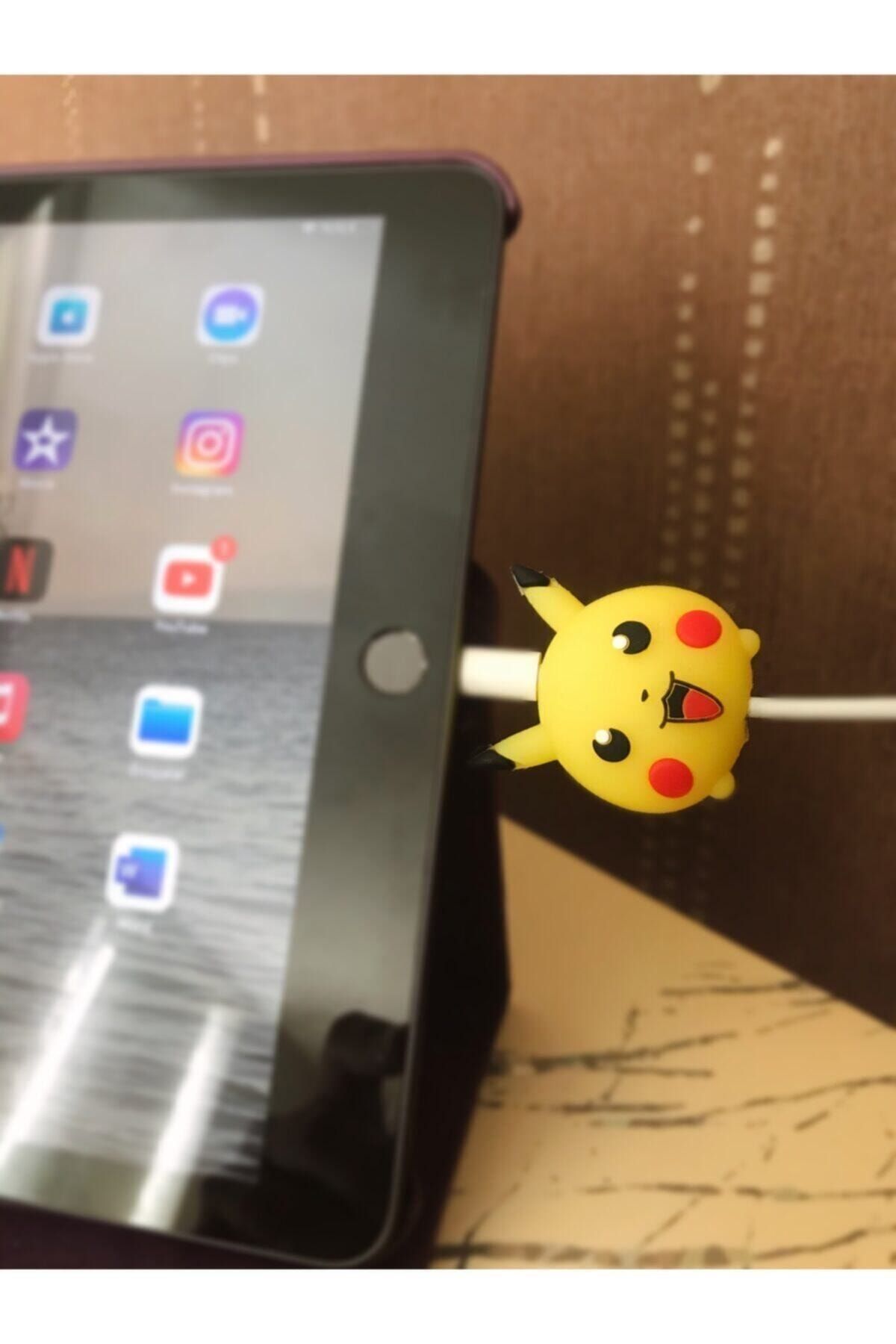 Mopal Sevimli Pokemon Silikon Kablo Koruyucu