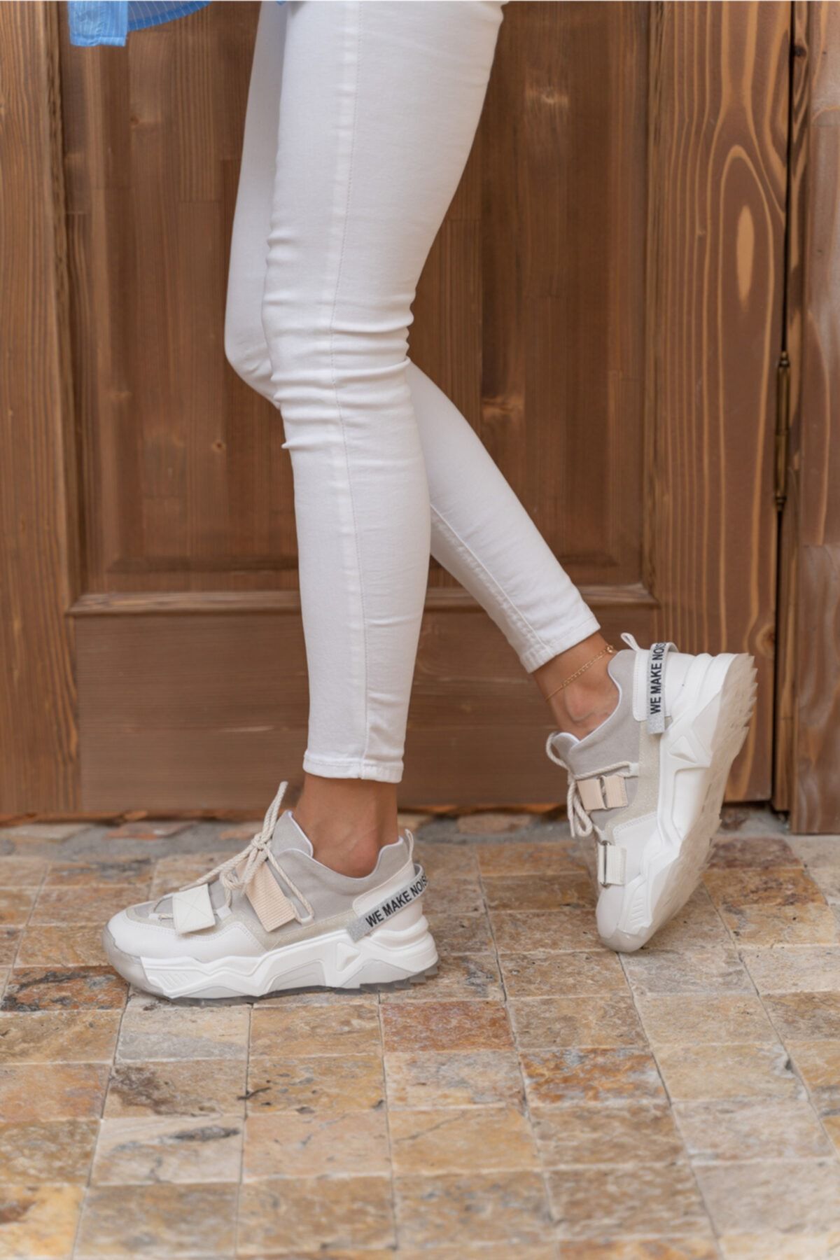 ANGELİNA JONES Kadin Beyaz Multi Sneakers
