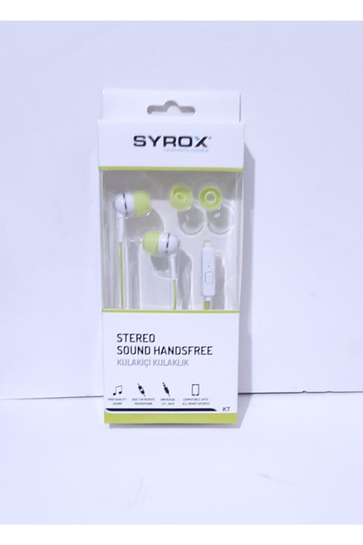 Syrox Renkli Streo Kablolu Kulak Içi Kulaklık
