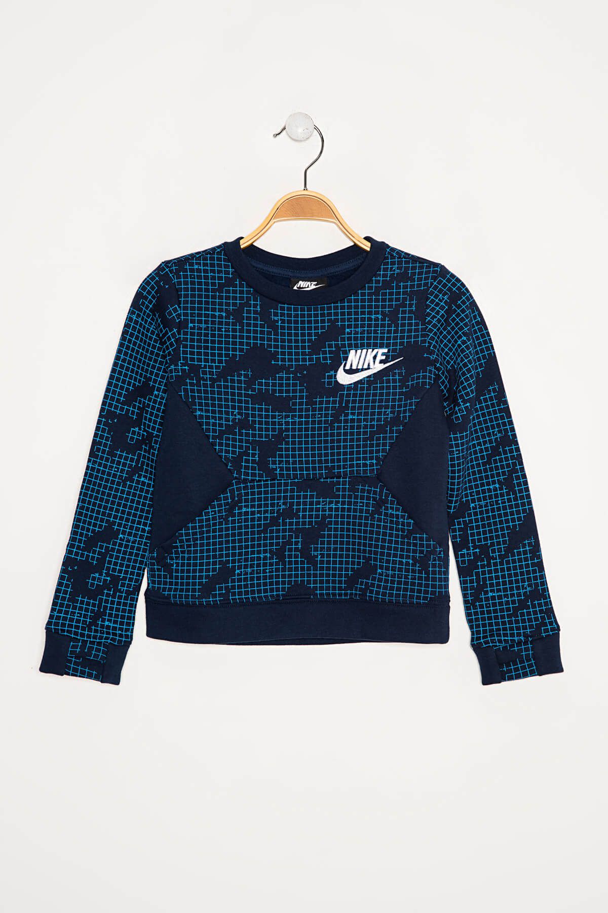 Nike Mavi Unisex Çocuk Sweatshirt