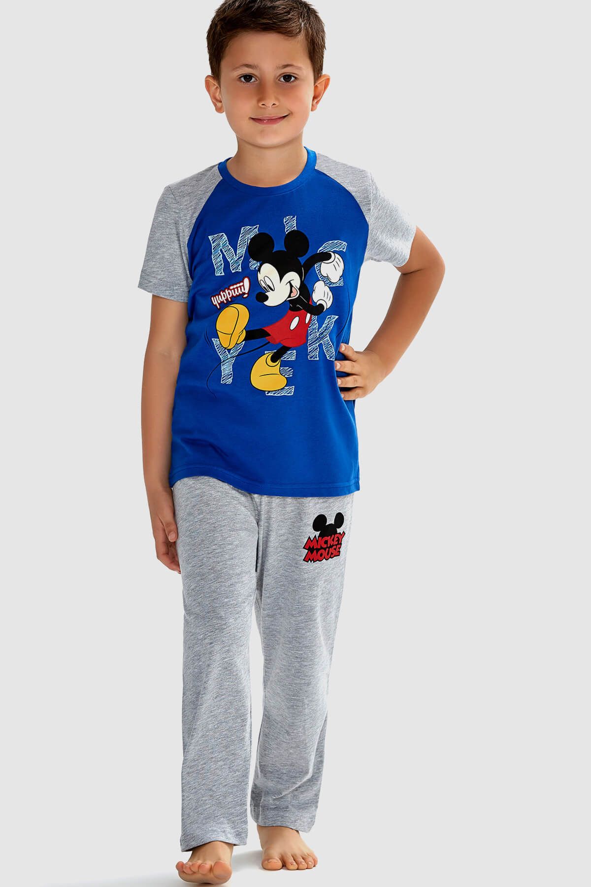 MICKEY Mouse Lisanslı Erkek Çocuk Pijama Takımı