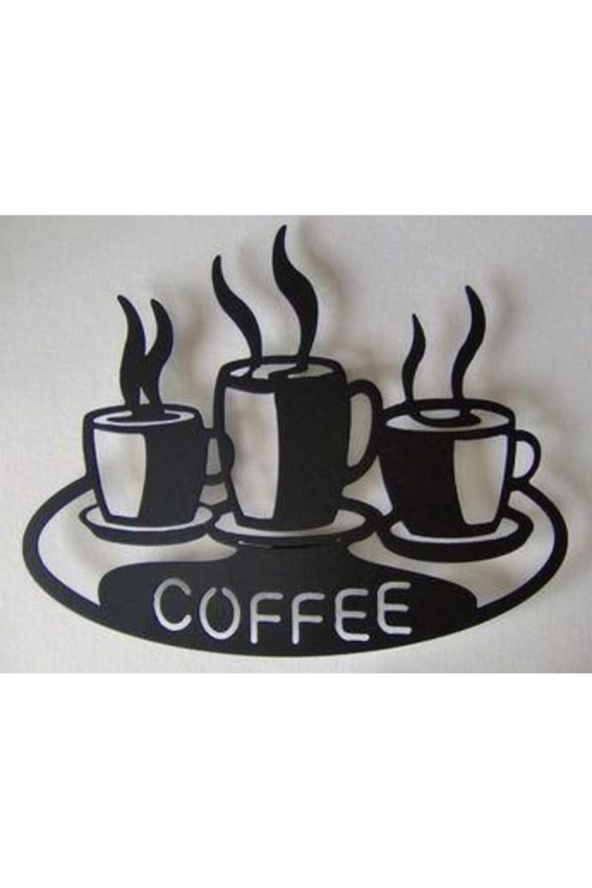 Taktakicat Fincalı Coffee Dekoratif Ahşap Tablosu