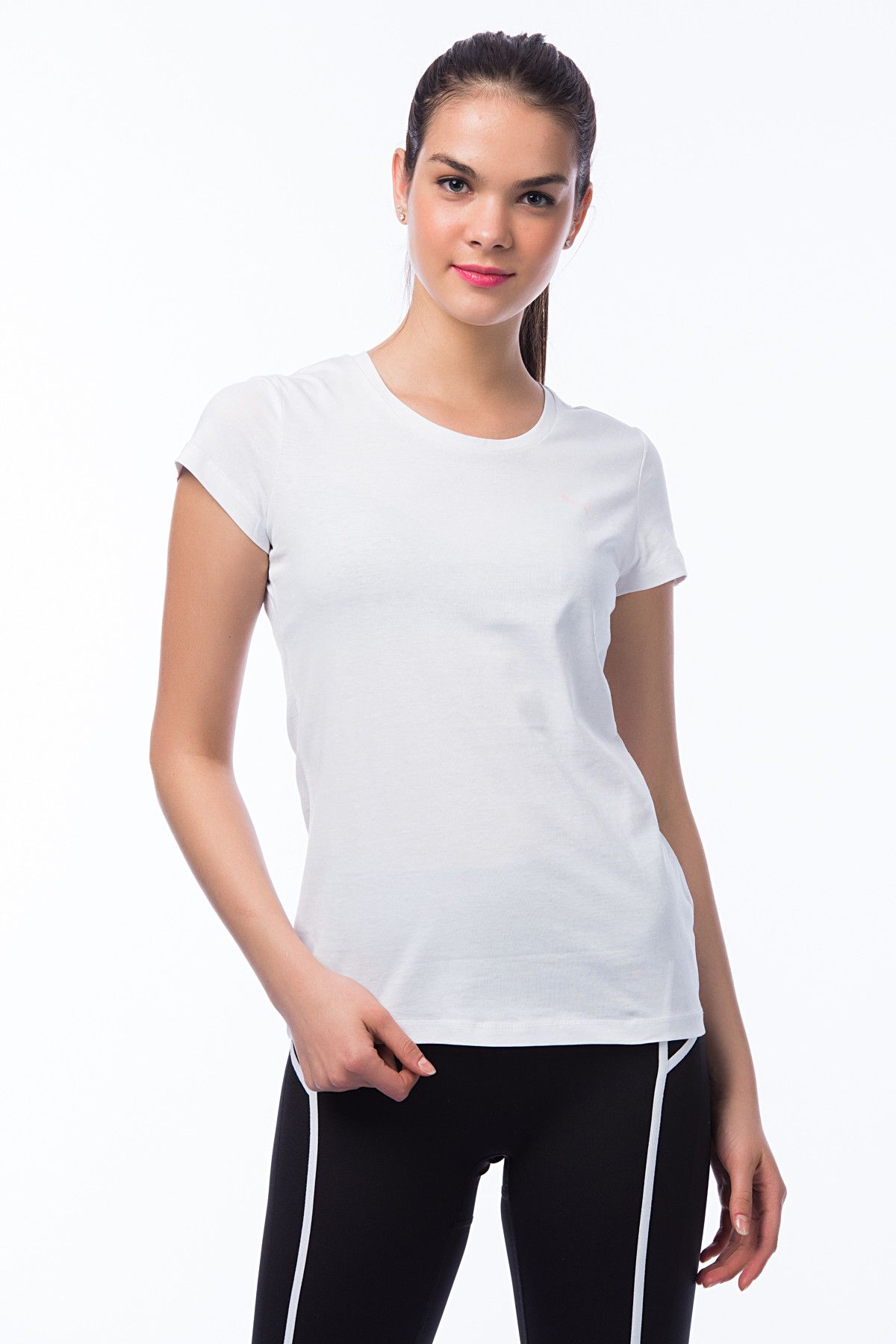 Puma Bppo 1239 Beyaz Kadın T-Shirt 100386324