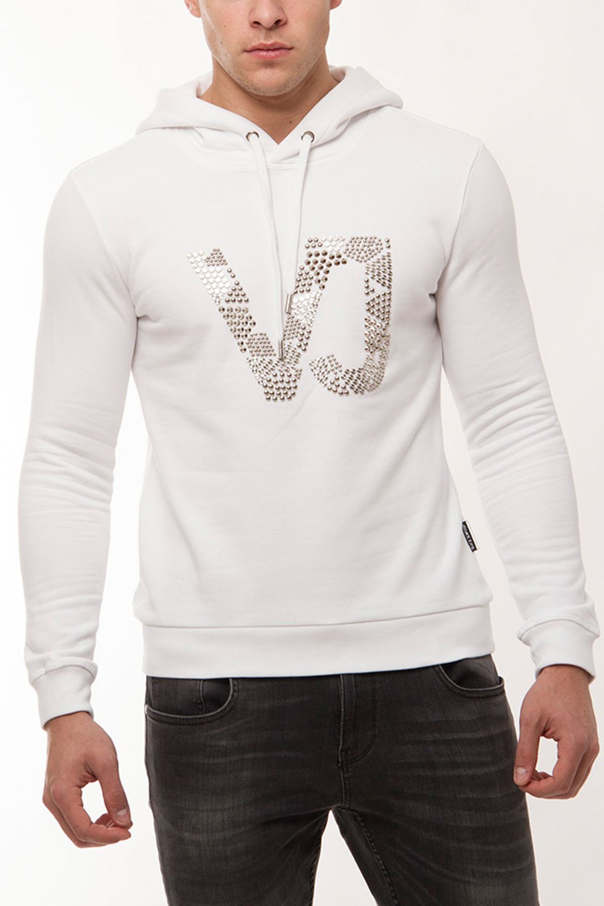 Versace BEYAZ Erkek Sweatshirt