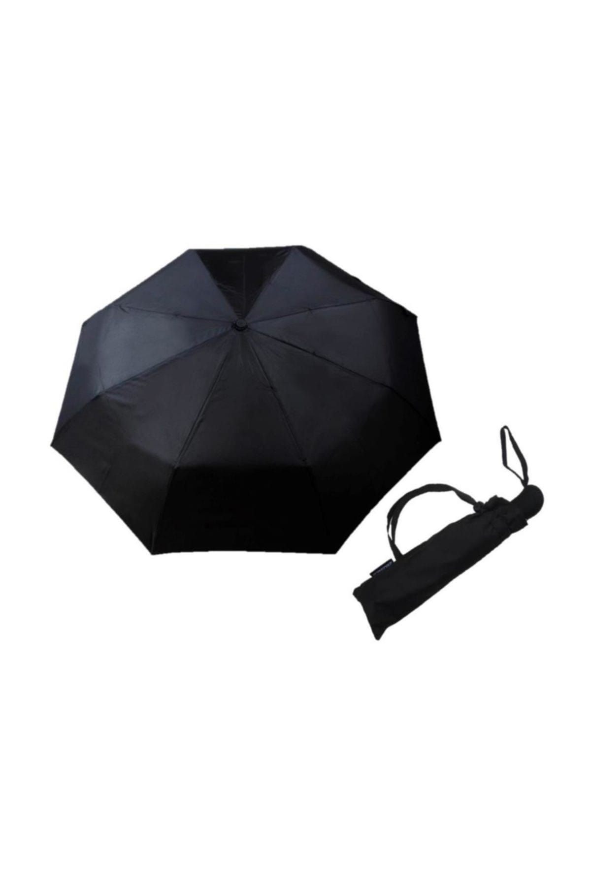Zeus Co Şemsiye Siyah Otomatik Rüzgarda Kırılmayan