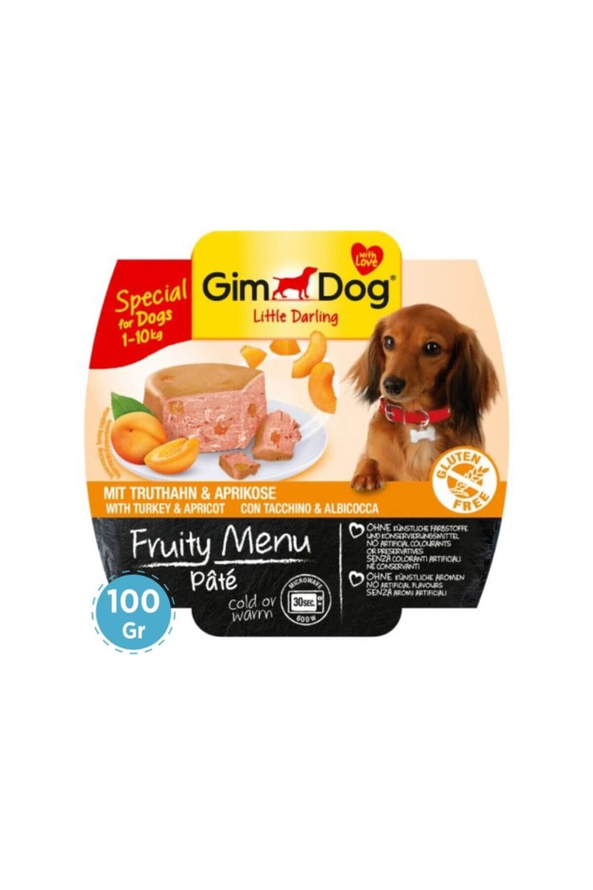 Gimdog Hindili ve Kayısılı Köpek Konservesi 100gr