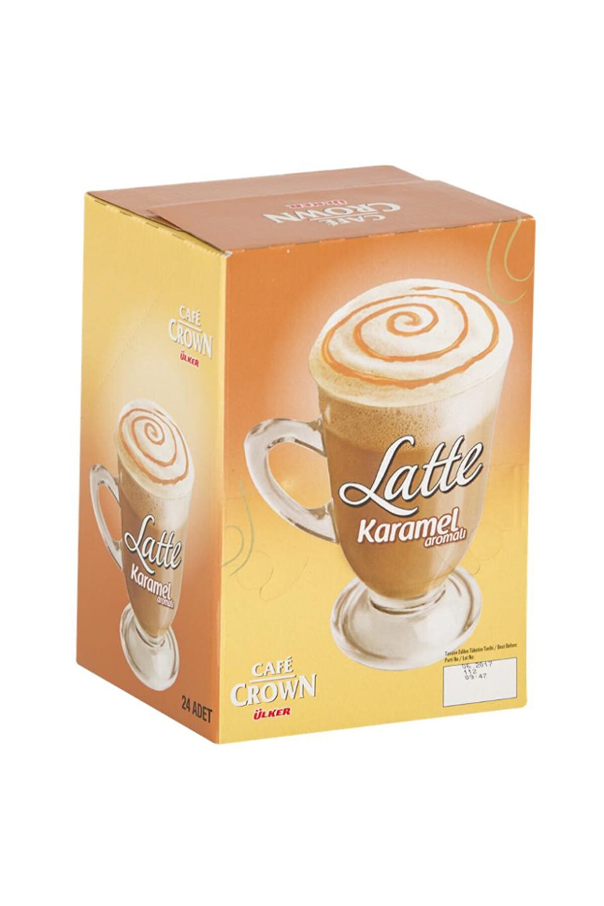 Cafe Crown Latte Karamel Aro. 17gr X 24 Adet