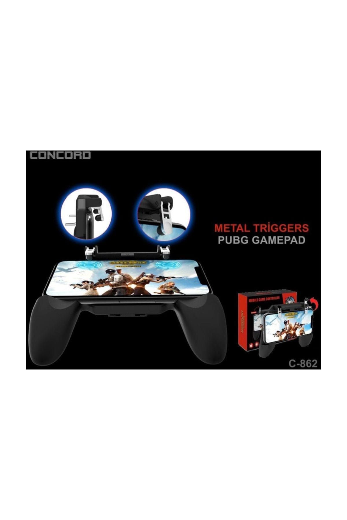 Concord PubG Fortnite Gamepad Konsol + PubG Ateşleme Tetik C-862