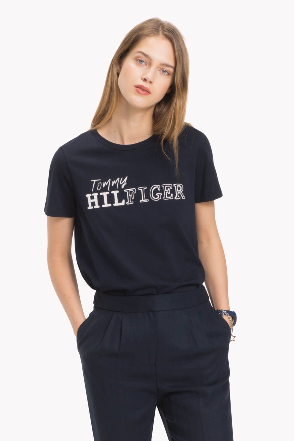 Tommy Hilfiger Kadın Effy T-shirt WW0WW22585