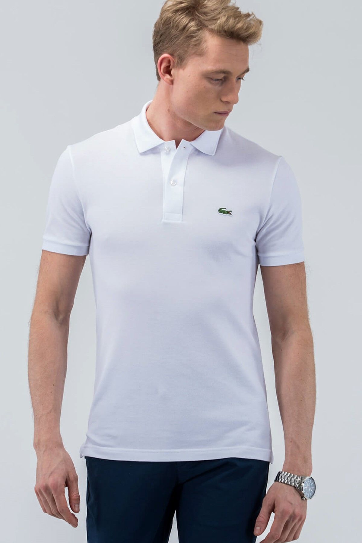 Lacoste Erkek Beyaz Polo Yaka T-Shirt PH4012.001