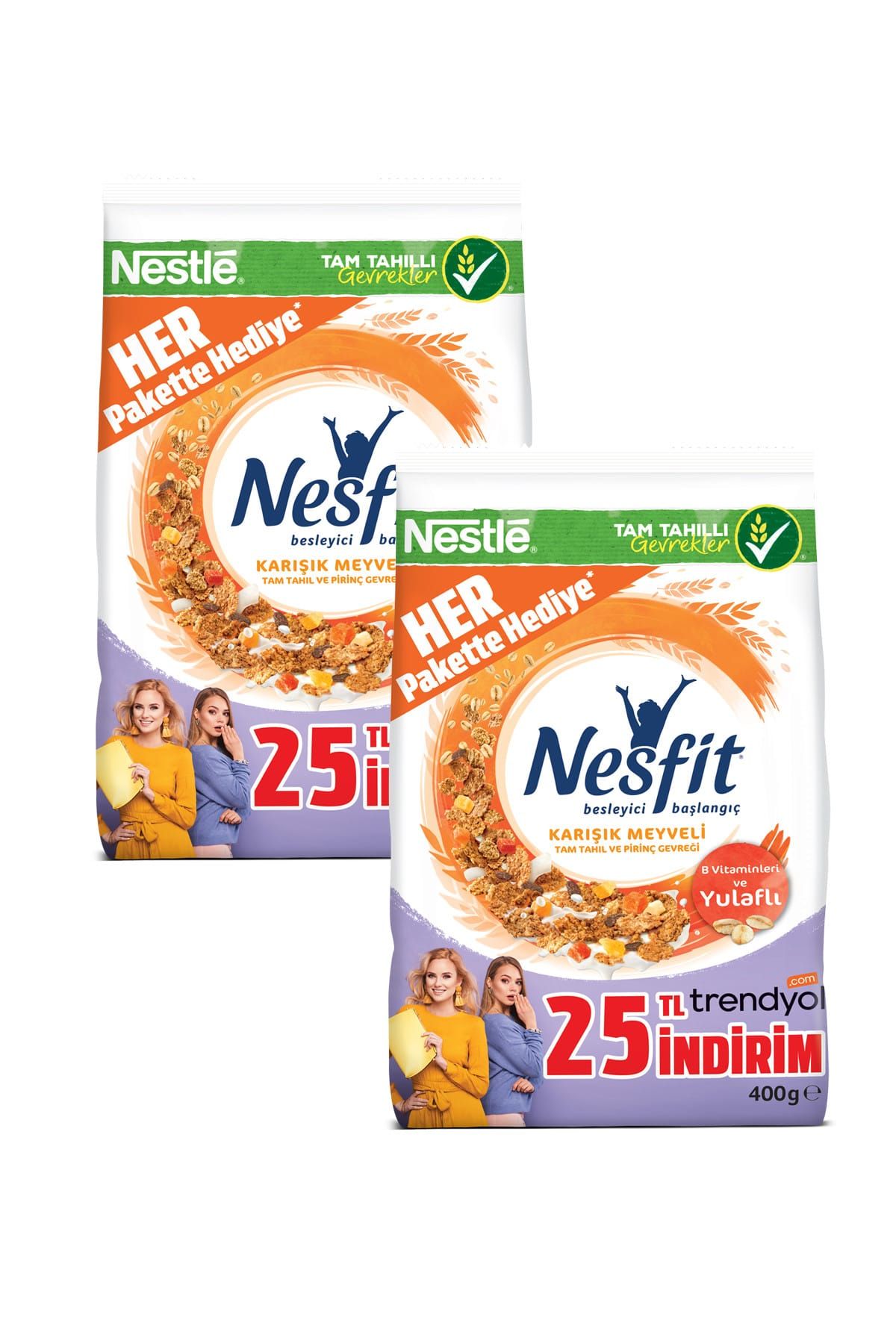 Nestle Meyveli 400 g 2 Adet