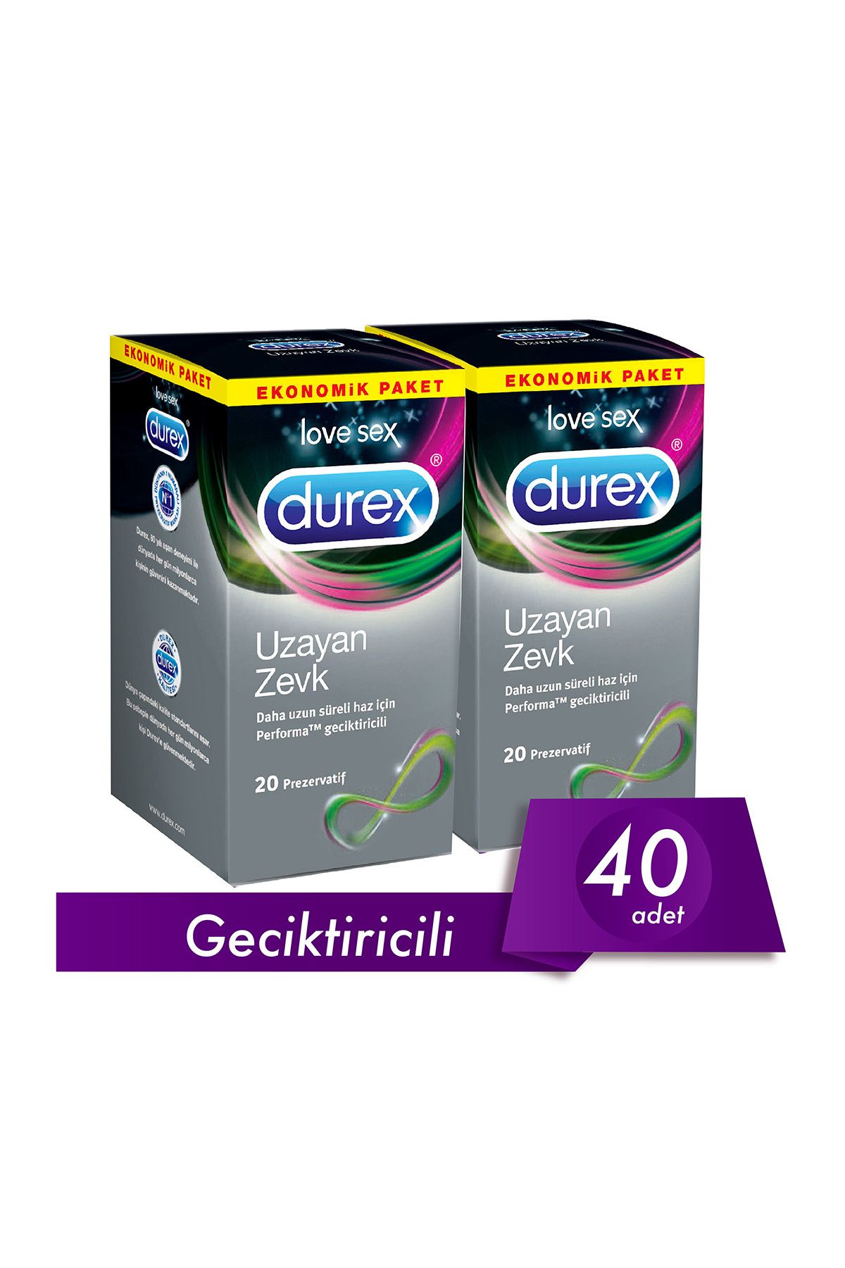 Durex Prezervatif Uzayan Zevk 2 x 20